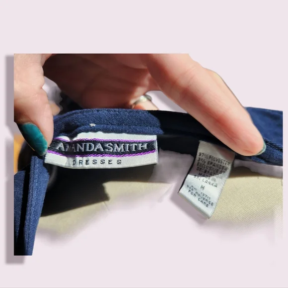 Vintage- 90s Maxi Overall Dress- Size M - Picture 6 of 6